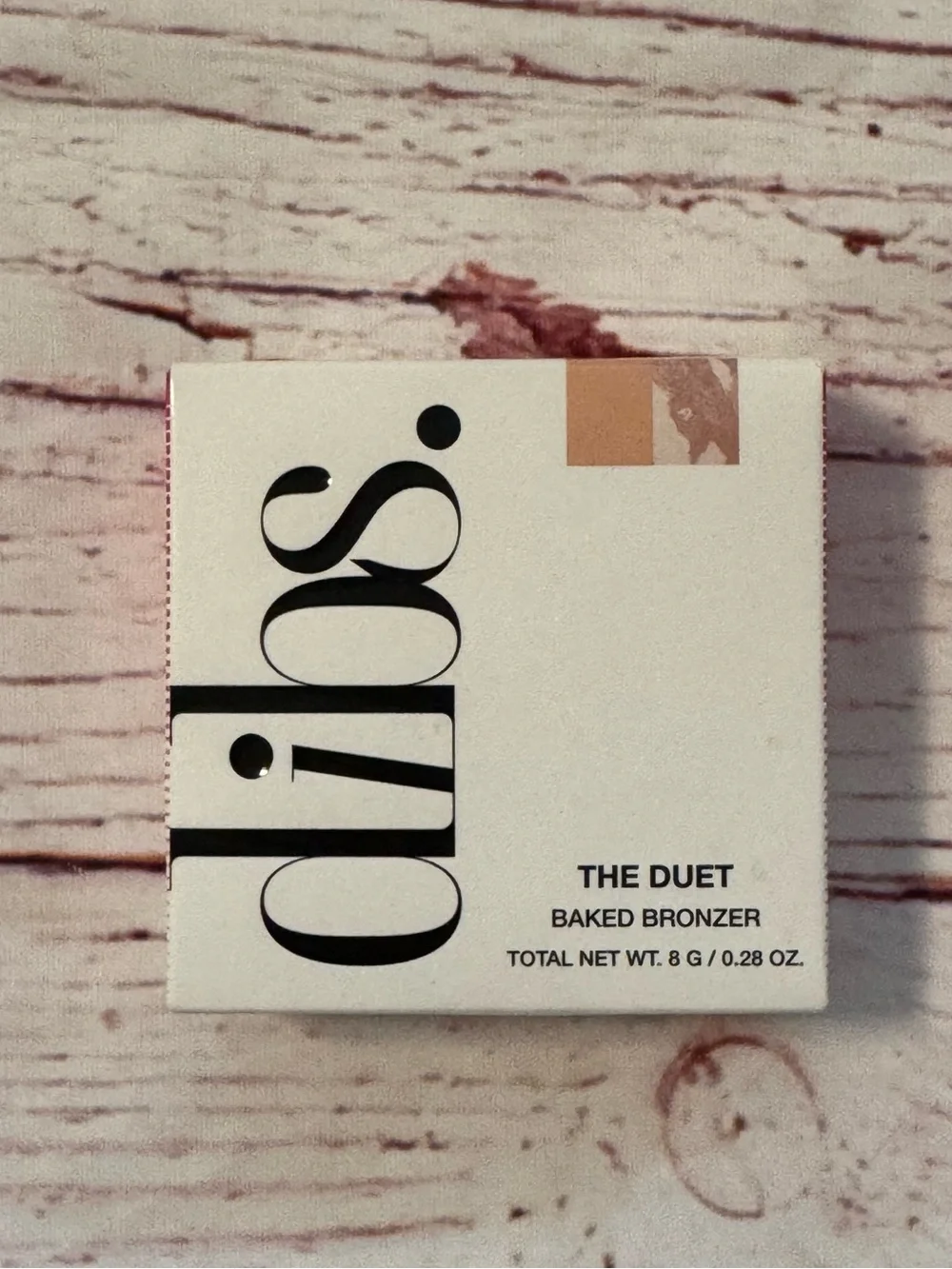 NIB Dibs Beauty Duet Baked Bronzer in Vanilla Latte